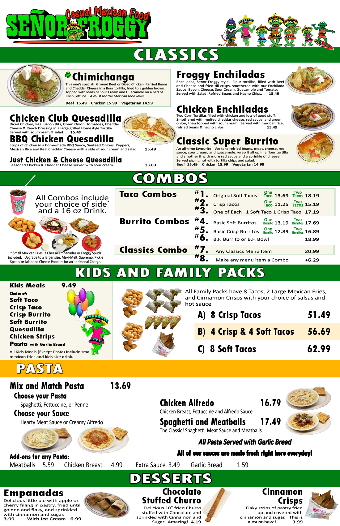 Large Menu Back
